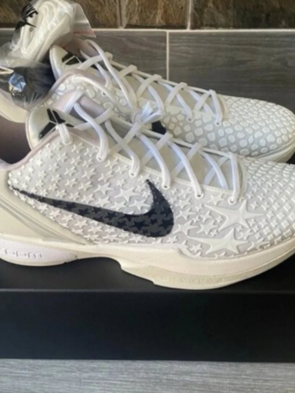 Nike Kobe 6 Protro All-Star White Star Basketball Shoes